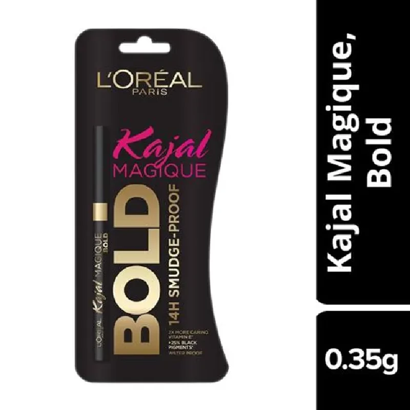 L'Oreal Paris Kajal Magique Bold - Black, 0.35 g-2.webp